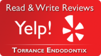 Clickable button to read and write Endodontic Patient Reviews on Yelp